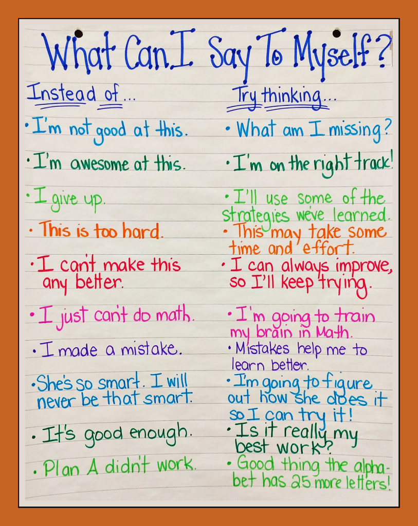 The power of positive self-talk – My Learning Network